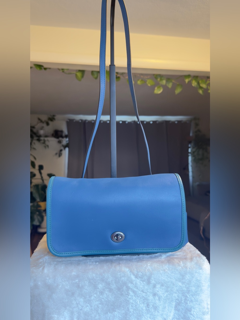 RARE Coach 75th Anniversary Glovetanned Leather Penny Bag